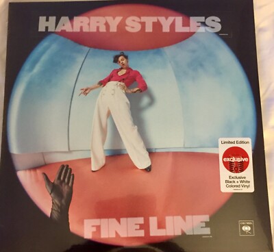 HARRY STYLES-FINE LINE TARGET EXCLUSIVE-BLACK+WHITE SPLATTER COLORED VINYL X 2
