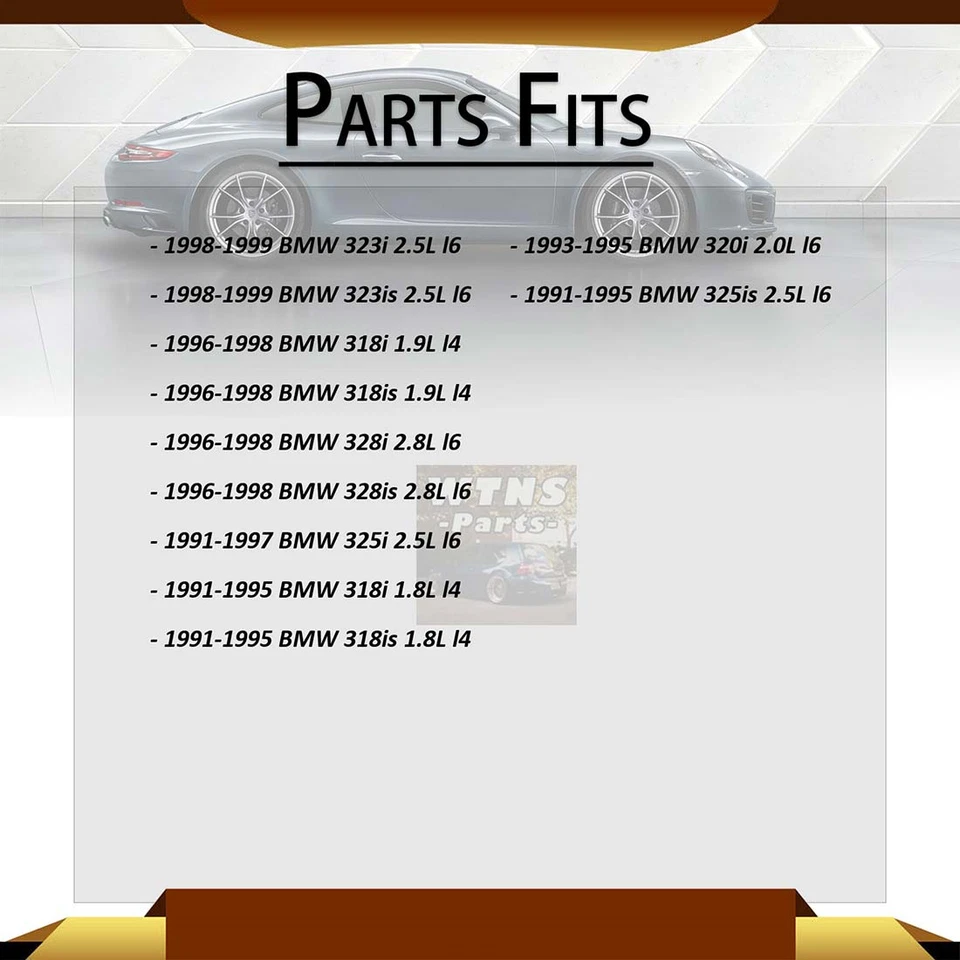 Amortecedores traseiros 2x para BMW 328is 1996-1998 BMW 320i 1993-1995 - Imagem 2 de 3