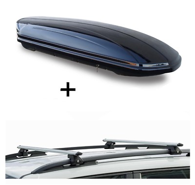 Skibox VDPMAA580G+Alu Relingträger VDPCRV120 für für Dacia Dokker 3-ab 12