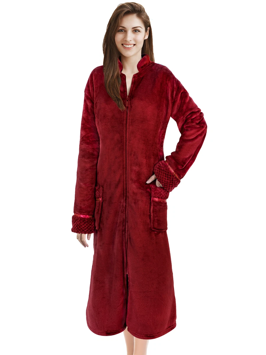 Fleece Red Robes for Women for sale | eBay