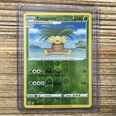 Exeggutor 002/172 Reverse Holo Brilliant Stars Pokémon Card 2022 ...
