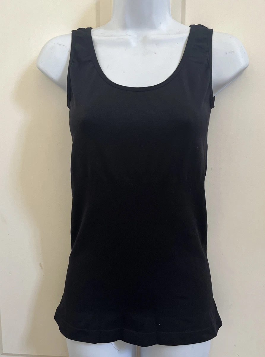 SKINNYGIRL Smoothers & Shapers Black Tummy Control Tank Top Sz L