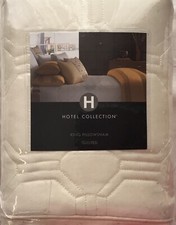 HOTEL COLLECTION PALACE QUILTED KING PILLOWSHAM IVORY MSRP 110