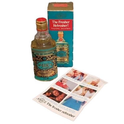 Echt Kolnisch Wasser No 4711 Original EAU DE COLOGNE 2oz Vintage With Box 