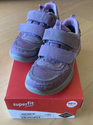 Superfit Storm low Gr. 33 lila/rosa, WMS Weite M / 4 IV, Gore-Tex, guter Zustand
