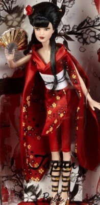 BARBIE: DOLLS OF THE WORLD JAPAN PINK LABEL 2010 MATTEL V5004 NIB