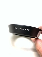 Vtg Orig MINOLTA 55mm MC 28mm f3.5 Metal LENS HOOD/Shade P082 