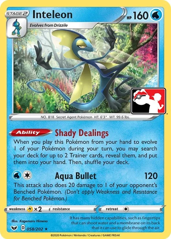25+ Inteleon Pokémon TCG Cards for sale | Updated Oct 2026