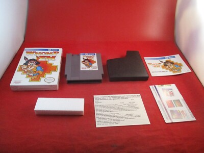 Whomp 'Em (Nintendo Entertainment System, 1991) NES COMPLETE w/ Box manual #H