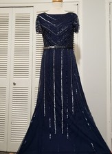 TOGETHER EMBELLISHED MIDI MACI EVENING PARTY DRESS size 12 BNWT 