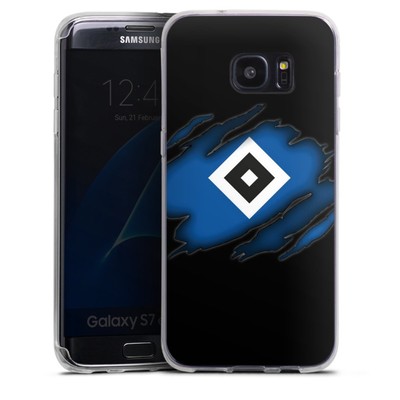 DeinDesign Handyhülle Silikon Hülle Case für Samsung Galaxy S7 Edge HSV Scratch
