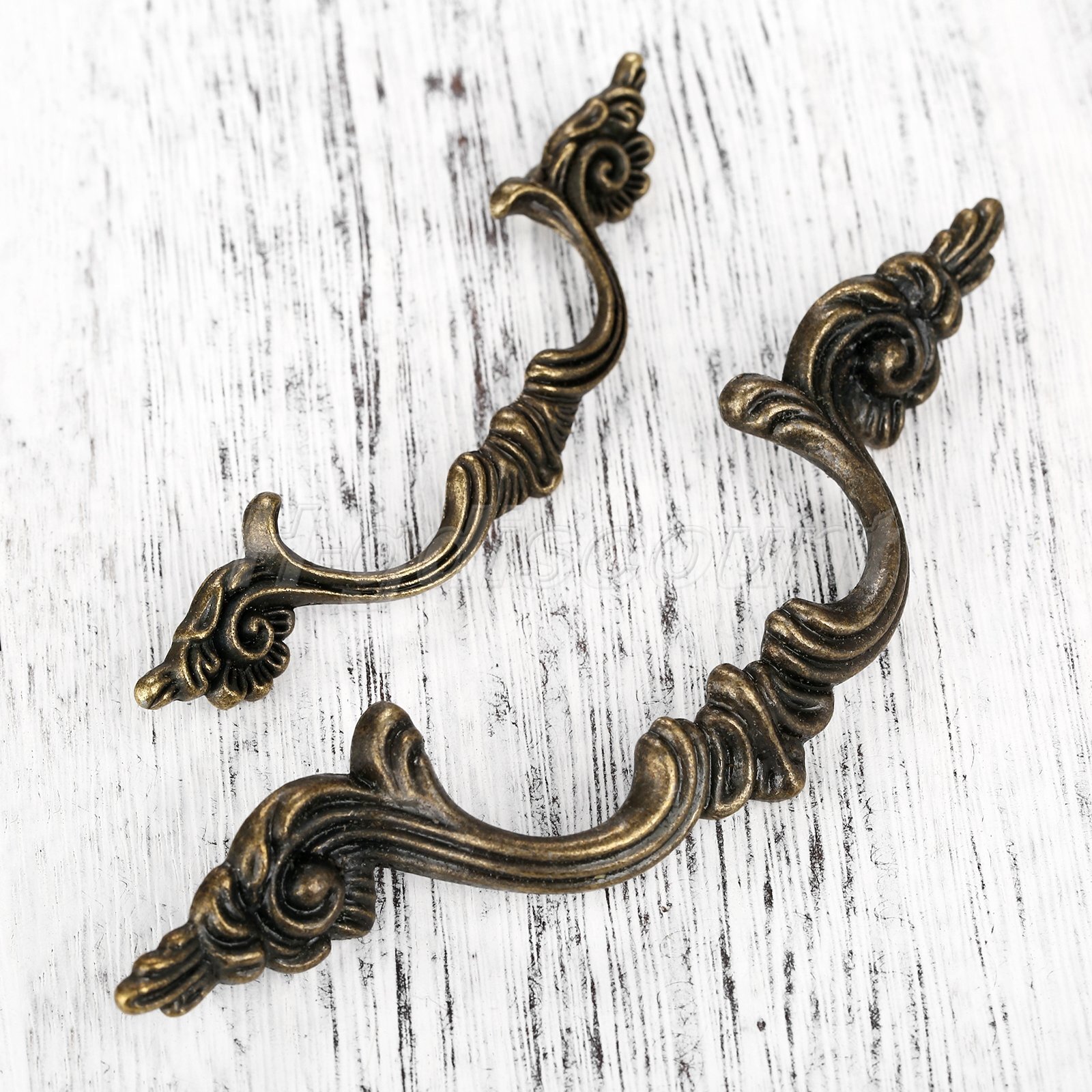 Vintage Pull Handle Antique Bronze Handle Bookcase Drawer