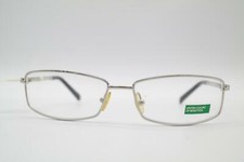 Vintage Benetton BE04402 Silver Oval Glasses Frame Eyeglasses NOS