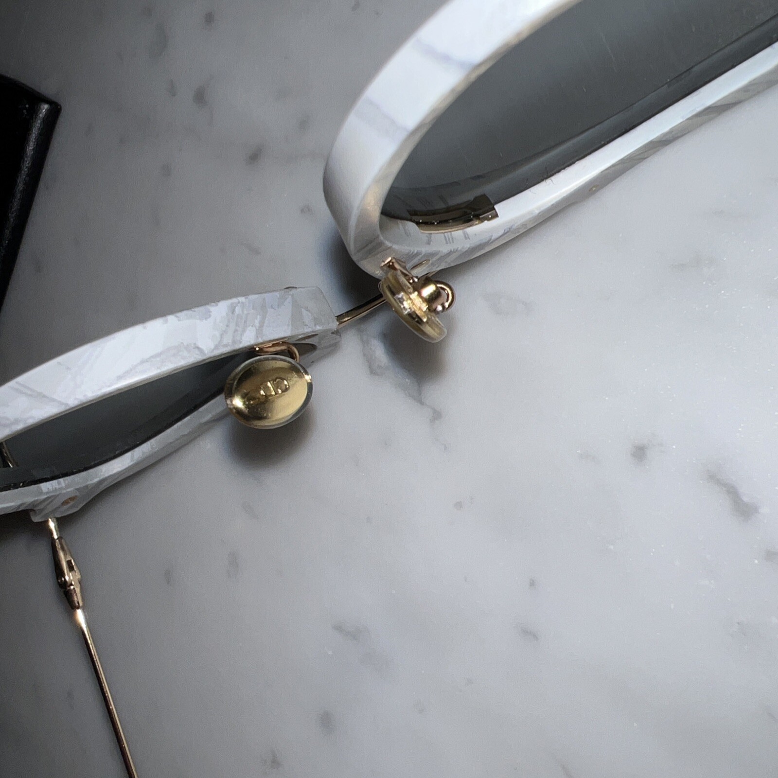 Dior Eclait Sunglasses Marble Gradient Sides - image 6