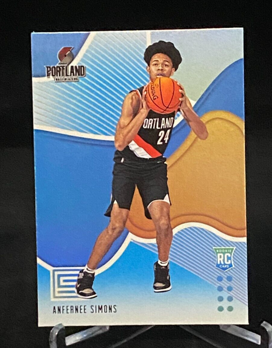 2018-19 Panini Status Blue #190 Rookie Anfernee Simons Portland Trail Blazers