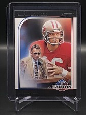 2024 Score Football Men Of Canton Joe Montana 8 San Francisco 49ers HOF