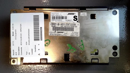 AUDI A8 Radio Amplifer 4E0 910 223 B - Picture 2 of 2
