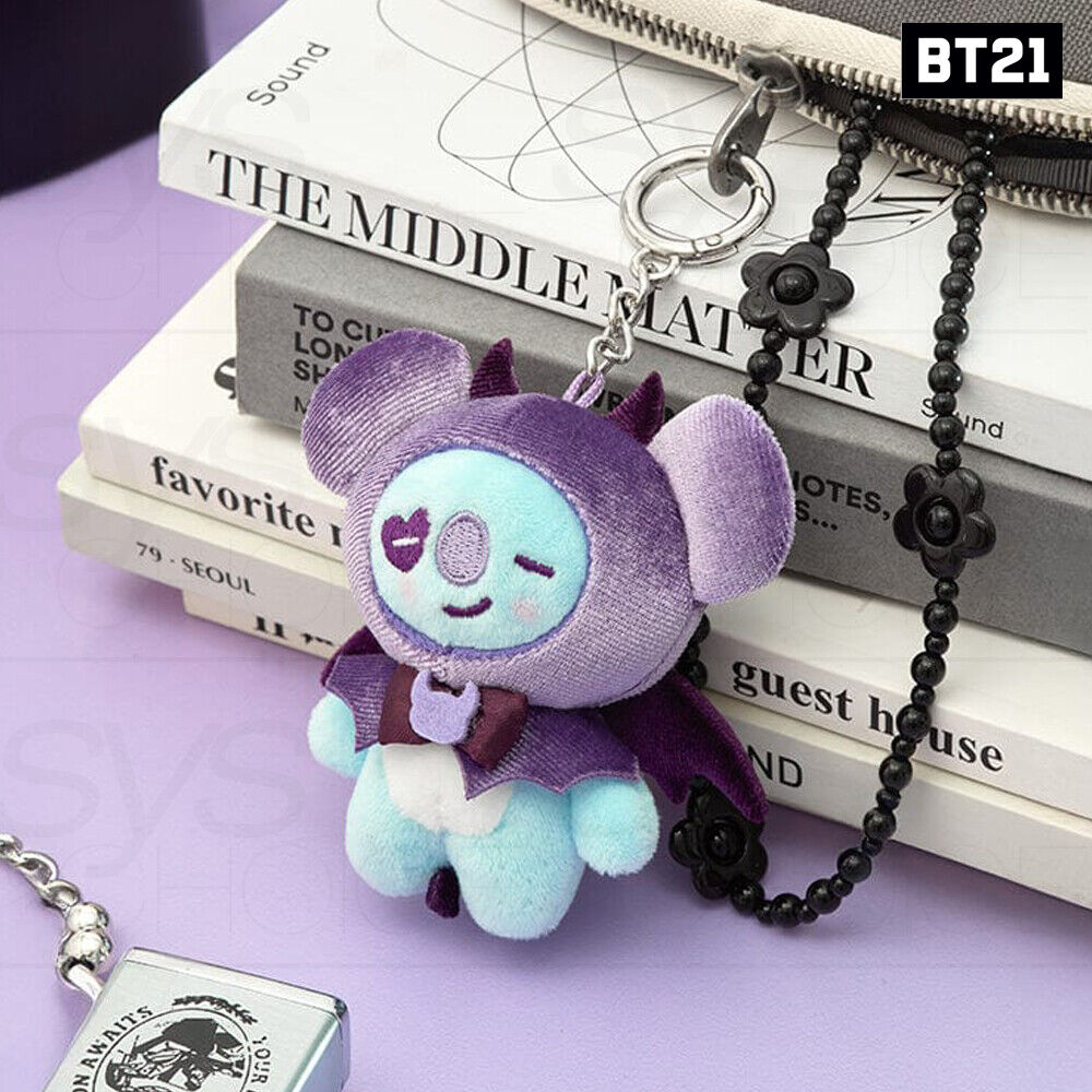 アイドル BT21 ANGEL&VILLAIN Plush Doll Keyring RJ BT21 RJ ANGEL PLUSH KEYRING ANGEL & VILLAIN – LINE FRIENDS
