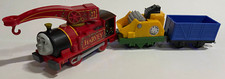 2013 Thomas  Friends Trackmaster Motorized HARVEY Wood Chipper  Blue Car