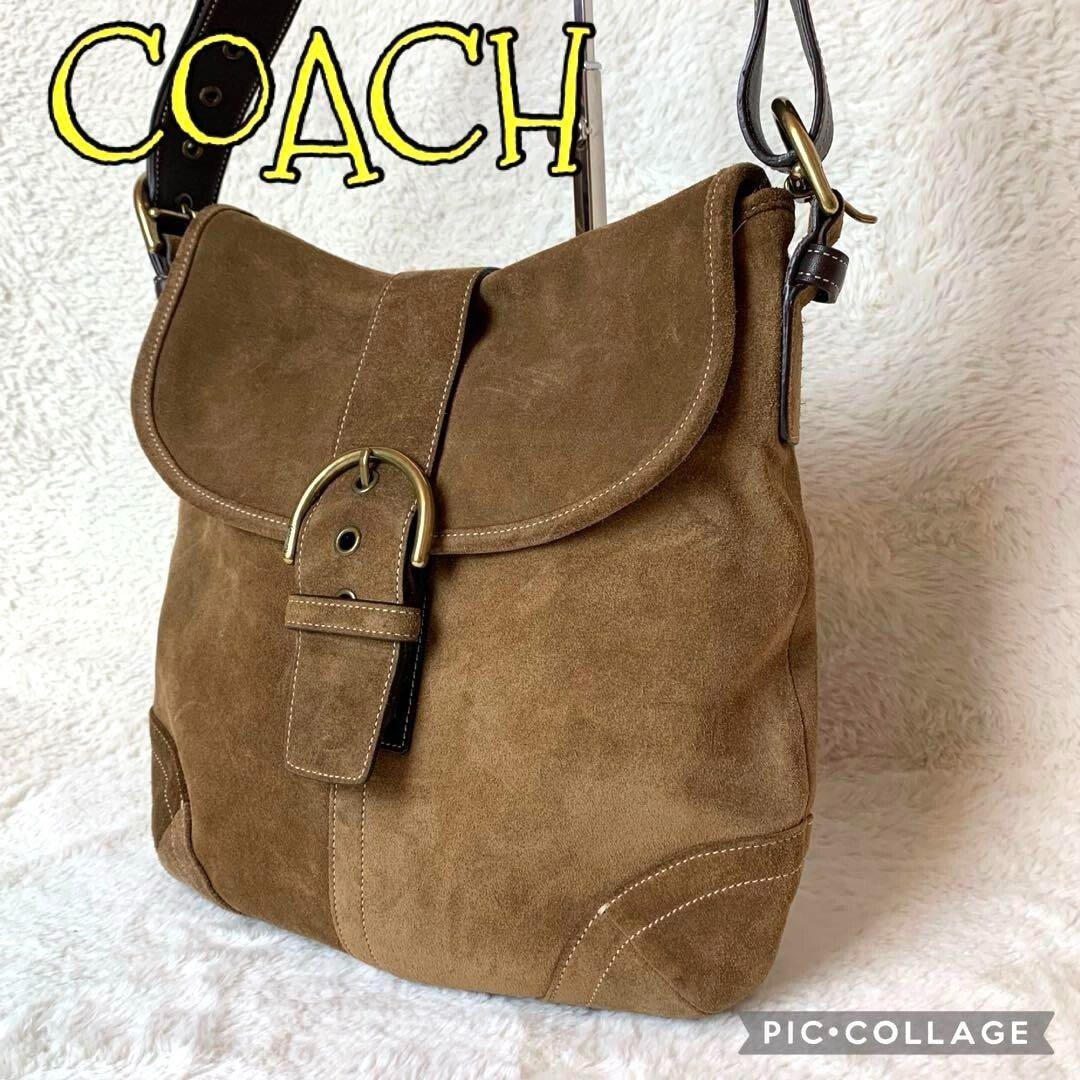 バッグ OLD COACH Soho brown Leather Handbag Coach Soho Brown Leather Bag K0973-F13732 Soft | Depop