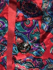 Berkertex Blazer Jacket Vintage Oriental Bizarre Abstract Unusual Oriental