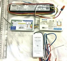 Hatch, Osram, Electronic Ballast Lot of 4 HR3800, Quick 60, HC218PS, C218UNVME
