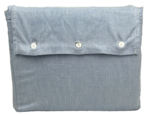 Ralph Lauren Orgánico Oxford Sólido KING Juego de Sábanas Juego de Edredón Azul - Imagen 6 de 18