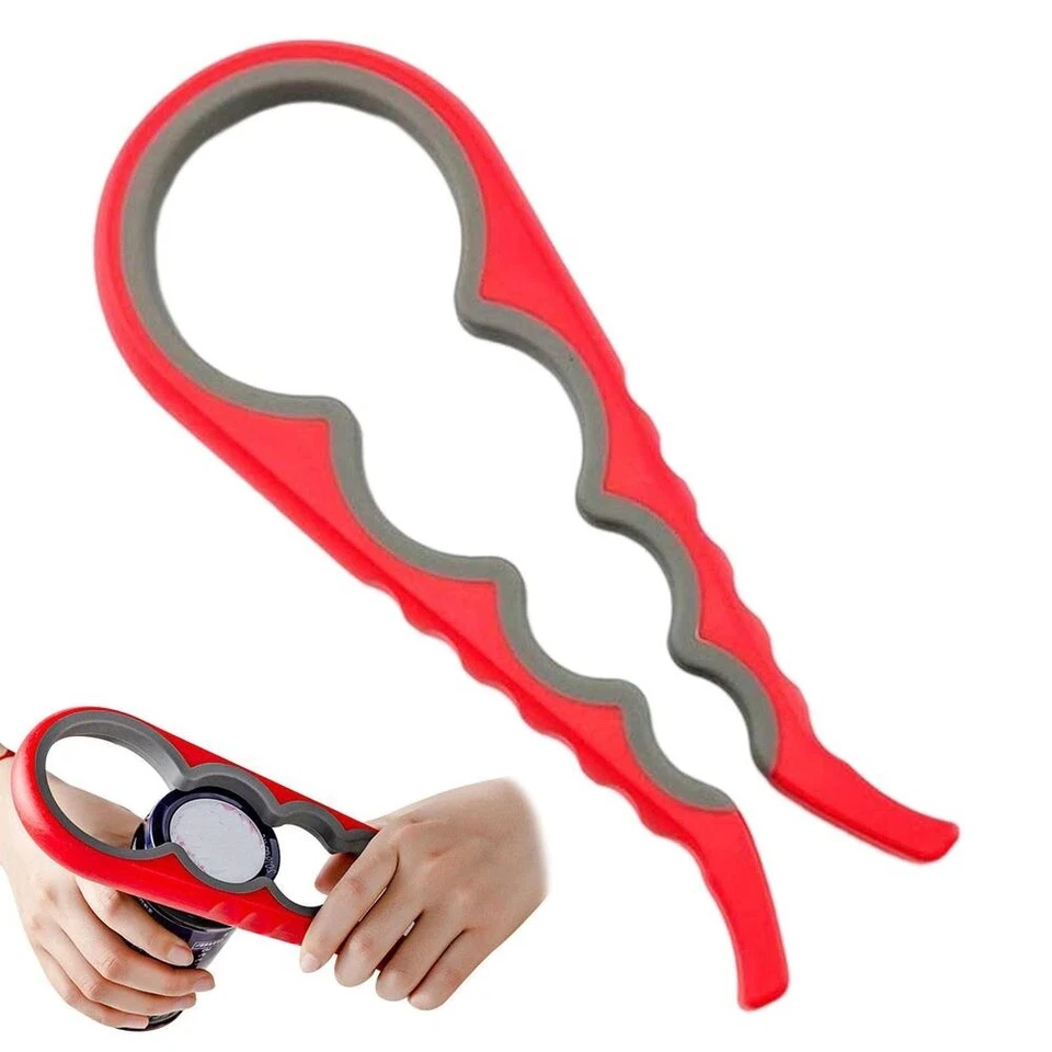 1 PC IDEAL KITCHEN 4 IN 1 BPA FREE MULTISIZE JAR AND BOTTLE OPENER 4 COLORS - Image 4 of 4