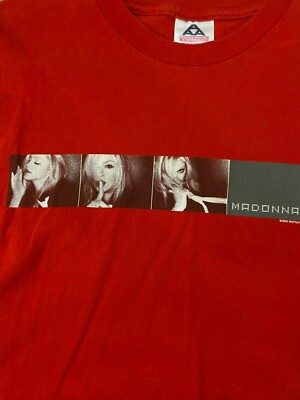 Madonna vintage t shirt Drowned World 2001 Tour Era Music 2000's