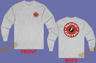 #ad Pacific Electric Railway Men#x27;s Gray Size S 3XL $29.99