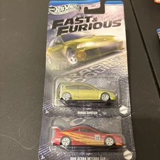 2025 Hot Wheels Fast & Furious Racing Course Honda Civic EG & Acura Integra GSR