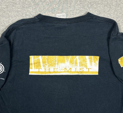 Vintage The Mist Crew T Shirt Mens Size Medium Black Stephen King Bullet Stunts
