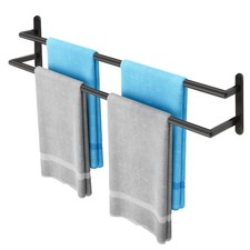 32Inch Double Towel Bar, Towel Rack for Bathroom, Stainless Steel Double Bath...