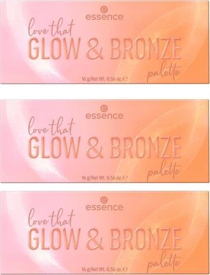 essence love that GLOW & BRONZE palette, highlighter palette, multicoloured, 3 - Image 1 of 4