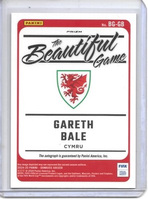 2024-25 Panini Donruss GARETH BALE THE BEAUTIFUL GAME PINK