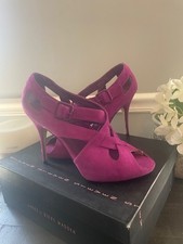 Steve Madden - Suede Sandal in Fuchsia - SOHO NYC Original