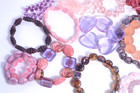 New lot 20 sets of fine Vintage Czech glass beads -Opal, Translucent - A5457jc — photo 3