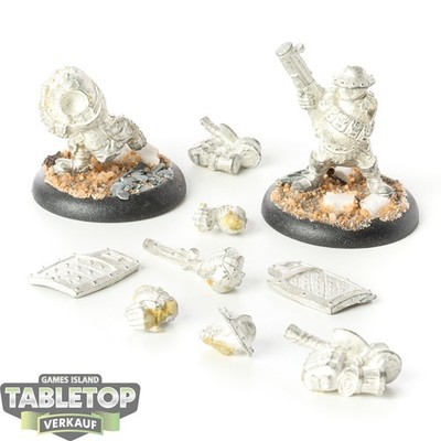 Mercenaries - 2 Hammerfall High Shield Gun Corps - unbemalt