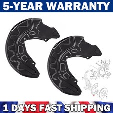 2x Brake Disc Splash Panels Front for VW Golf Golf Sportsvan Golf Van VII 12-21