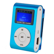 MP3 Music Player with Digital Screen LCD Mini Clip Support 32GB Microsd