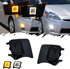 For 2010 2011 Toyota Prius Smoked Lens Amber/White Led Turn siganl lights 