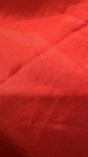 IB DIFFUSION Vintage Women Silk Open Jacket Red Black Small Classic Elegant - Picture 13 of 20