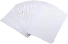 100 Sheets 8X12 Inch Cotton Watercolor Paper Cold Press Art Supply White