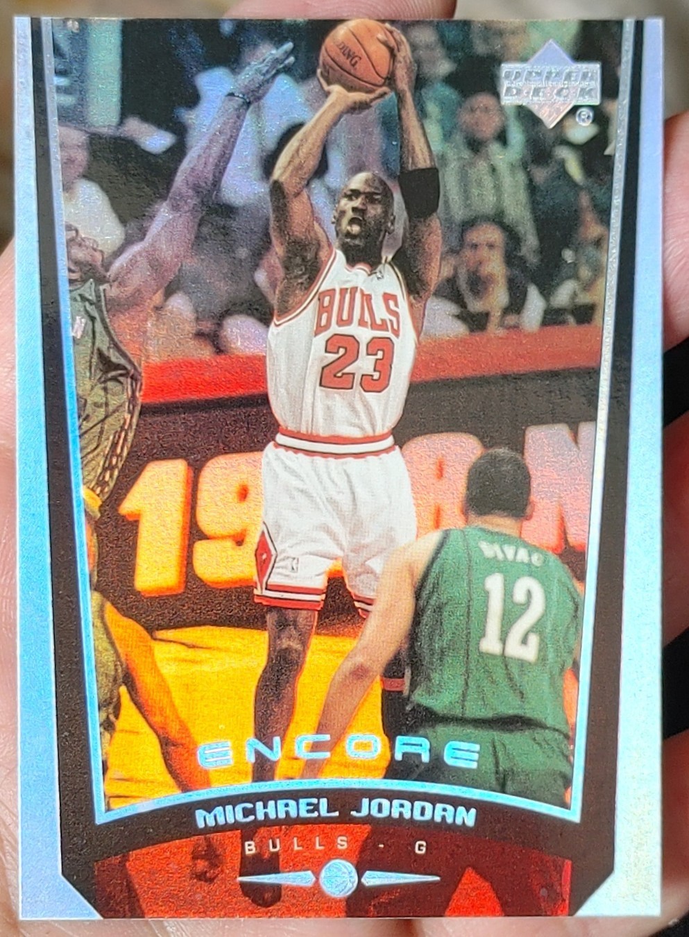 1998-99 UPPER DECK ENCORE * HOLOFOIL * REFRACTOR-LIKE * MICHAEL JORDAN CARD #93