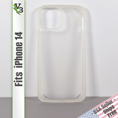 RAPTIC Clutch Case for iPhone 14 - Frosted White | Slim & Stylish | USED