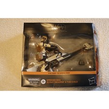 Star Wars Black Series Speeder Bike Scout Trooper The Child Grogu Figure F1189