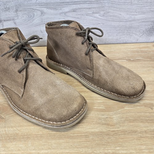 Roamers Talla UK 8 Gamuza Desierto Botas Clásicas Con Cordones Marrón Zapatos Informales - Imagen 16 de 18