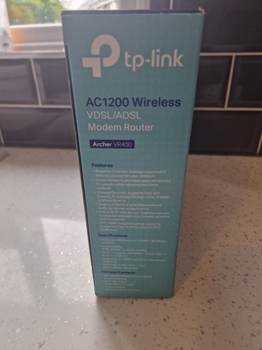 TP-Link Archer VR400 AC1200 Wireless Dual-Band WiFi Modem Router VDSL ADSL 300 - Afbeelding 4 van 9