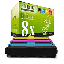 8x Eco Toner for CRG054H C Canon i-Sensys LBP640-C MF640-C MF641-Cn MF645-Cx