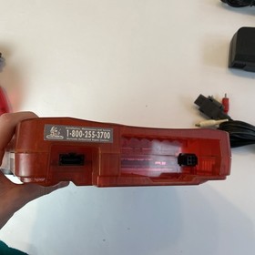 Nintendo 64 N64 Watermelon Red Console US OEM Controller And Cords NUS-001